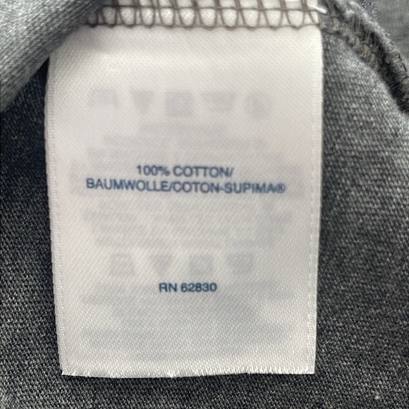 Lands End Relaxed Fit Gray Long Sleeve Shirt Size S (6-8) - Picture 4 of 5